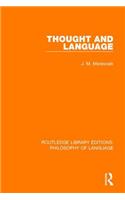 Thought and Language