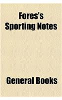 Fores's Sporting Notes & Sketches (Volume 15): (English)