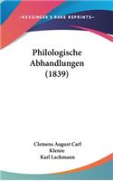 Philologische Abhandlungen (1839)