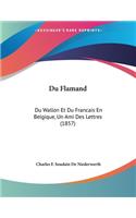 Du Flamand: Du Wallon Et Du Francais En Belgique, Un Ami Des Lettres (1857)