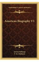 American Biography V3