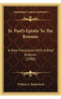 St. Paul's Epistle To The Romans