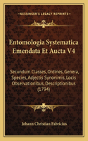 Entomologia Systematica Emendata Et Aucta V4