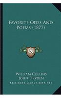 Favorite Odes And Poems (1877)