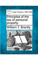 Principles of the law of personal property.