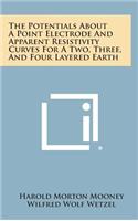 The Potentials about a Point Electrode and Apparent Resistivity Curves for a Two, Three, and Four Layered Earth: (English)
