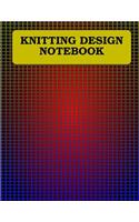 Knitting Design Notebook: 0.25" x 0.2" rectangles, 120 pages
