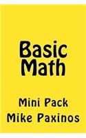 Basic Math Mini Pack