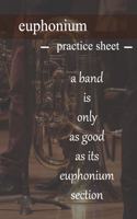euphonium practice sheet