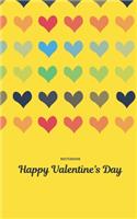 Happy Valentine's day notebook