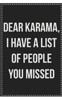 Dear Karama, I Have a List of People You Missed