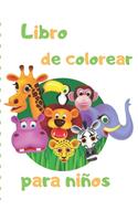Libro de colorear para niños: Ilustraciones divertidas y simples para que los niños coloreen / para niños pequeños y niños Edades 2, 3, 4