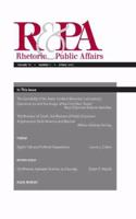 Rhetoric & Public Affairs 19, No. 1