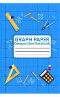 Graph Paper Composition Notebook: Graph Paper Composition Notebook College Ruled, Math and Science Composition Notebook for Students