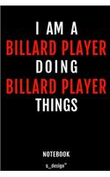Notebook for Billard Players / Billard Player