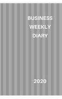 Business Weekly Diary 2020: 6x9 week to a page diary planner. 12 months monthly planner, weekly diary & lined paper note pages. Perfect for teachers, students and small busines