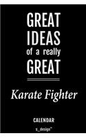 Calendar for Karate Fighters / Karate Fighter