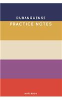 Duranguense Practice Notes: Cute Stripped Autumn Themed Dancing Notebook for Serious Dance Lovers - 6"x9" 100 Pages Journal