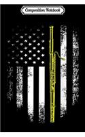 Composition Notebook: Vintage American USA Flag Bassoon For Music Orchestra Gift Journal/Notebook Blank Lined Ruled 6x9 100 Pages