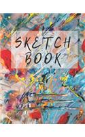 Sketch Book: Sketchbook For Creative People, Blank Paper For Drawing, Doodling, Sketching, Large 110 Pages (A4 - Letter, 8.5x11 inch).