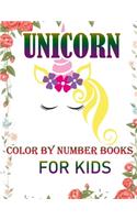 Unicorn Color By Number Books For Kids