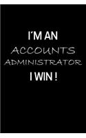 I'm an Accounts Administrator I Win !