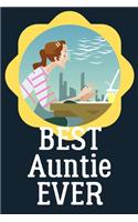 Best Auntie Ever Blank Journal-Appreciation Gift Lined Notebook-Baby Reveal Gift- 6