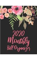 2020 Monthly Bill Organizer