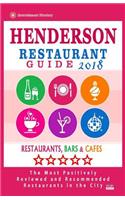 Henderson Restaurant Guide 2018