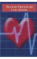 Blood Pressure Log Book: Portable 6in X 9in Blood Pressure Journal, Blood Pressure Monitoring Chart, Blood Pressure Book for 53 Weeks. Pulse Theme
