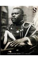 Sacred Struggle(TM) No. 14 - Marcus Garvey Composition Book 8.5 X 11 Wide Ruled