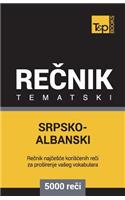 Srpsko-Albanski Tematski Recnik - 5000 Korisnih Reci