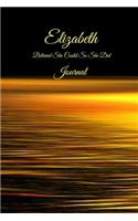 Elizabeth Believed She Could So She Did: Journal: Inspirational Personalized Name Journal, Diary, Notebook to Write in