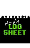 Hourly Log Sheet: Employee Hour Tracker (Time Sheet Notebook)(V2)