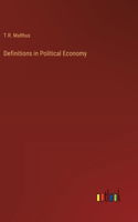 Definitions in Political Economy