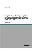 Georg Wilhelm Friedrich Hegels Begriff von 