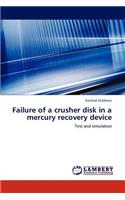 Failure of a crusher disk in a mercury recovery device