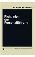 Richtlinien Der Personalführung