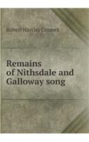 Remains of Nithsdale and Galloway song: (English)