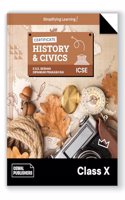 Oswal Certificate History & Civics Textbook for ICSE Class 10 : By K.S.S Seshan, Dipankar Prakash Rai