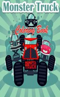 Monster Truck Coloring Book For Kids