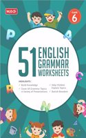 MTG 51 English Grammar Worksheets Class 6 â€“ Grammar Work books to practice English concepts in interactive way (Based on CBSE/NCERT)