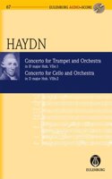 Concerto for Trumpet and Orchestra Eb major + Concerto for Cello and Orchestra D major - Hob. VIIe:1; Hob VIIb:2 - study score + CD (