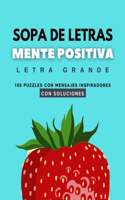 Sopa de Letras Mente Positiva - Letra Grande