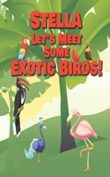 Stella Let's Meet Some Exotic Birds!: Personalized Kids Books with Name - Tropical & Rainforest Birds for Children Ages 1-3