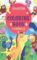 coloring book of animals: Amazing coloring book for kids Toddlers and preschoolers ages 3-12