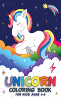 Unicorn Coloring Book For Kids Ages 4-8