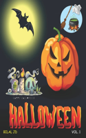 Happy Halloween Coloring Book for Kids Ages 4-8