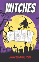 Witches Magic Coloring Book