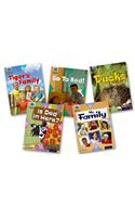 Project X Origins: Pink Book Band, Oxford Level 1+: My Family: Mixed Pack of 5